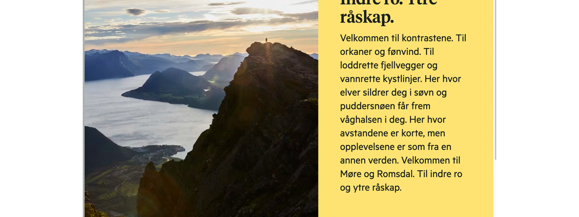 Skjermdump fra fjordnorway.com